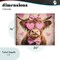 Stupell Industries Cute Cattle Pink Hearts Canvas, design by Shawna Stewart